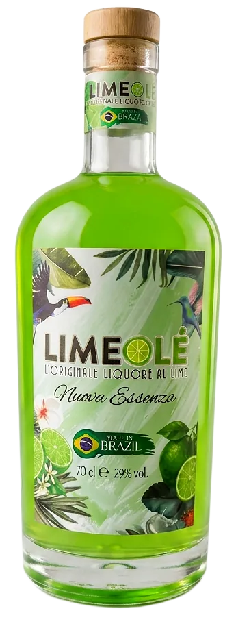 Bottiglia di LimeOlé — liquore al lime artigianale per mixology